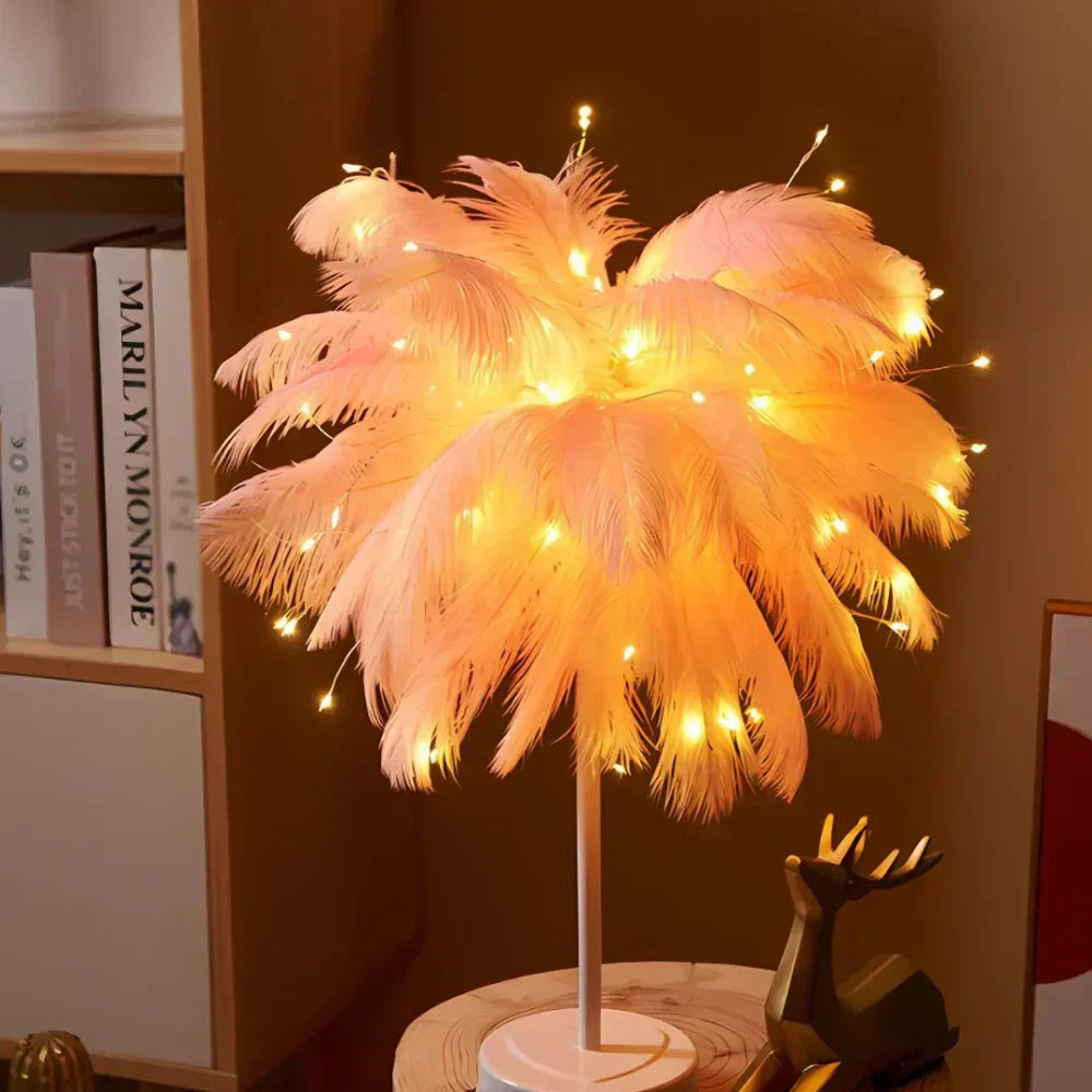 FeatherLuxe Glow lampa | Měkké ambientní světlo do obývacích pokojů | Lersk