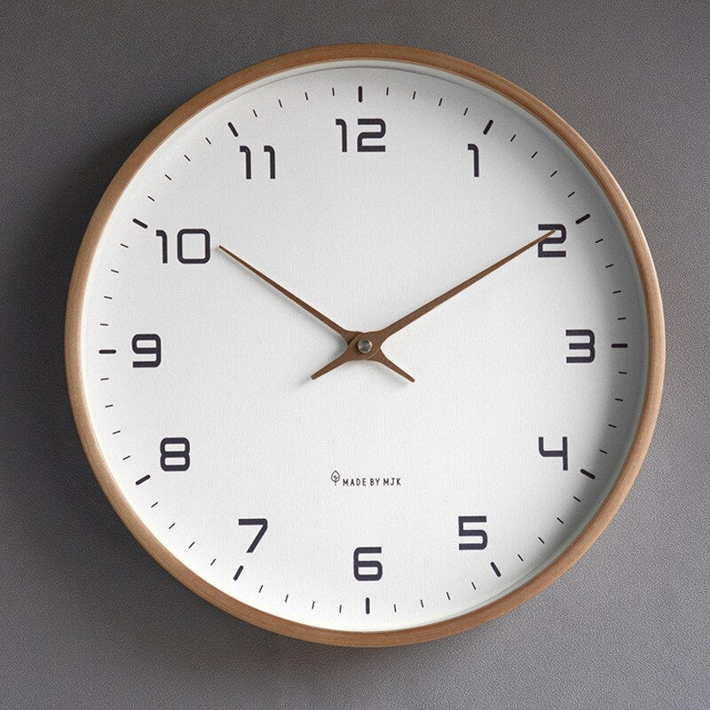 Wooden Wall Clock Scandinavian Simplicity For Minimalist Homes | Lersk