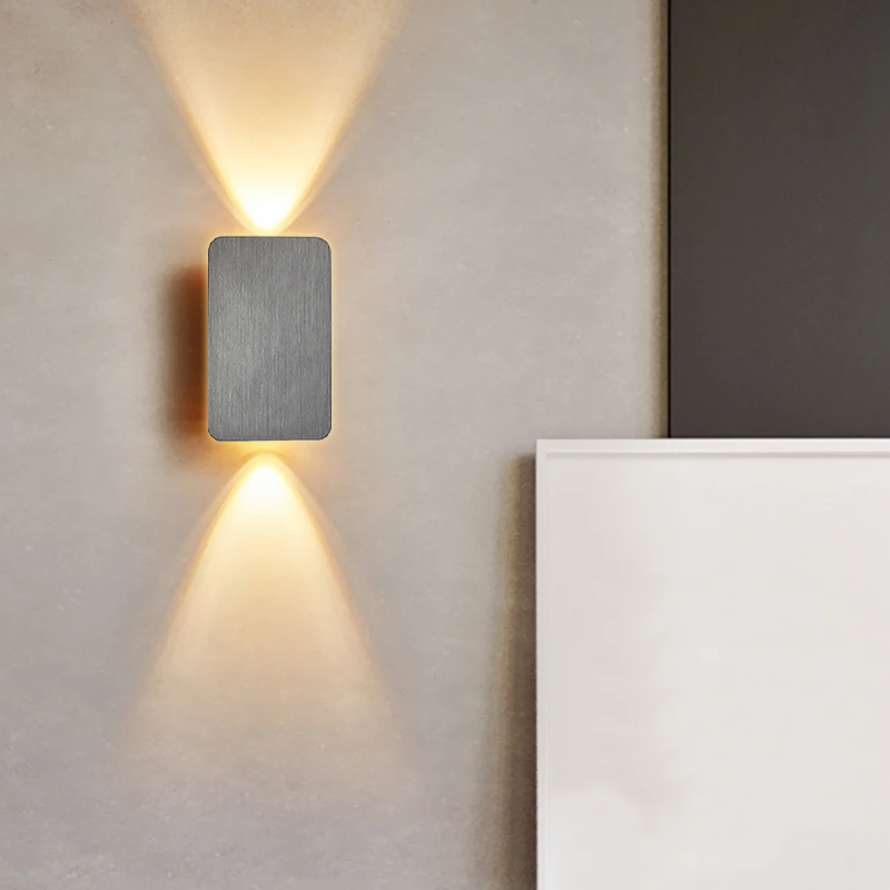 NovaLine Dual Head LED Sconce Up Down Wall Light in Black | Lersk