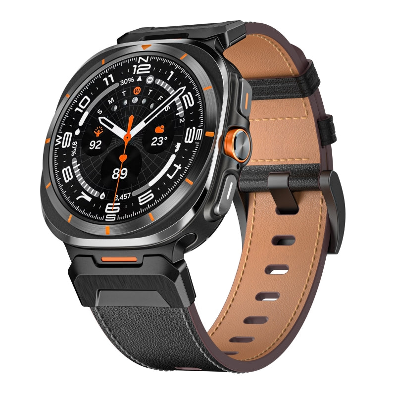 Kirrea taktisk læderrem til Samsung Watch 7 Ultra | Lersk