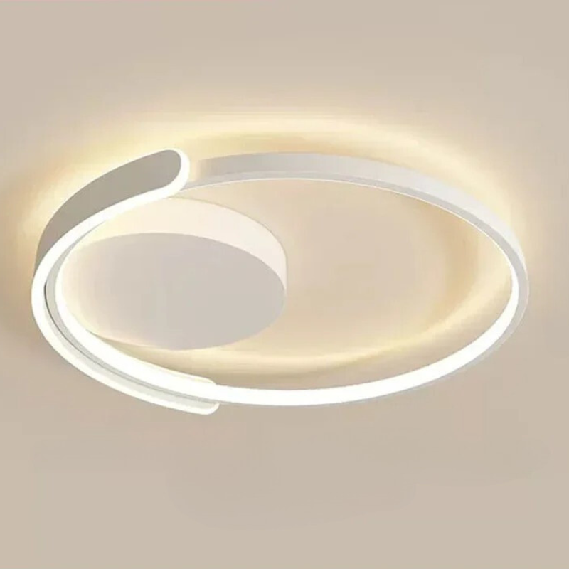 LumaNova Moderne LED-Deckenleuchte mit dimmbarem Lichtschein | Lersk
