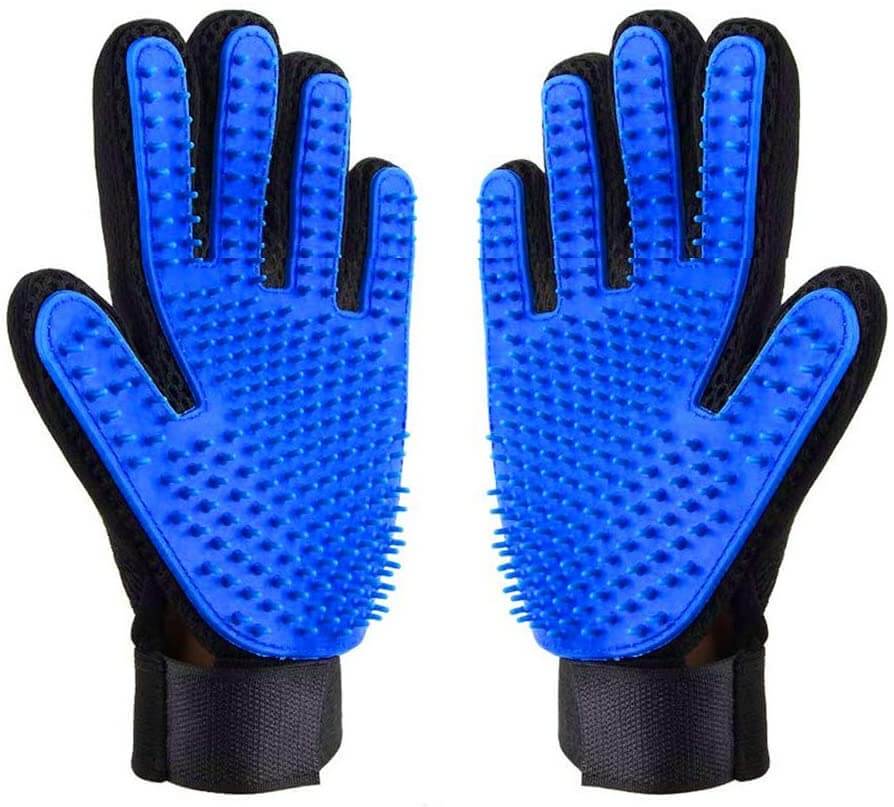 PawsEase Plush Coat Glove Brush for Pets Gentle Brushing | Lersk