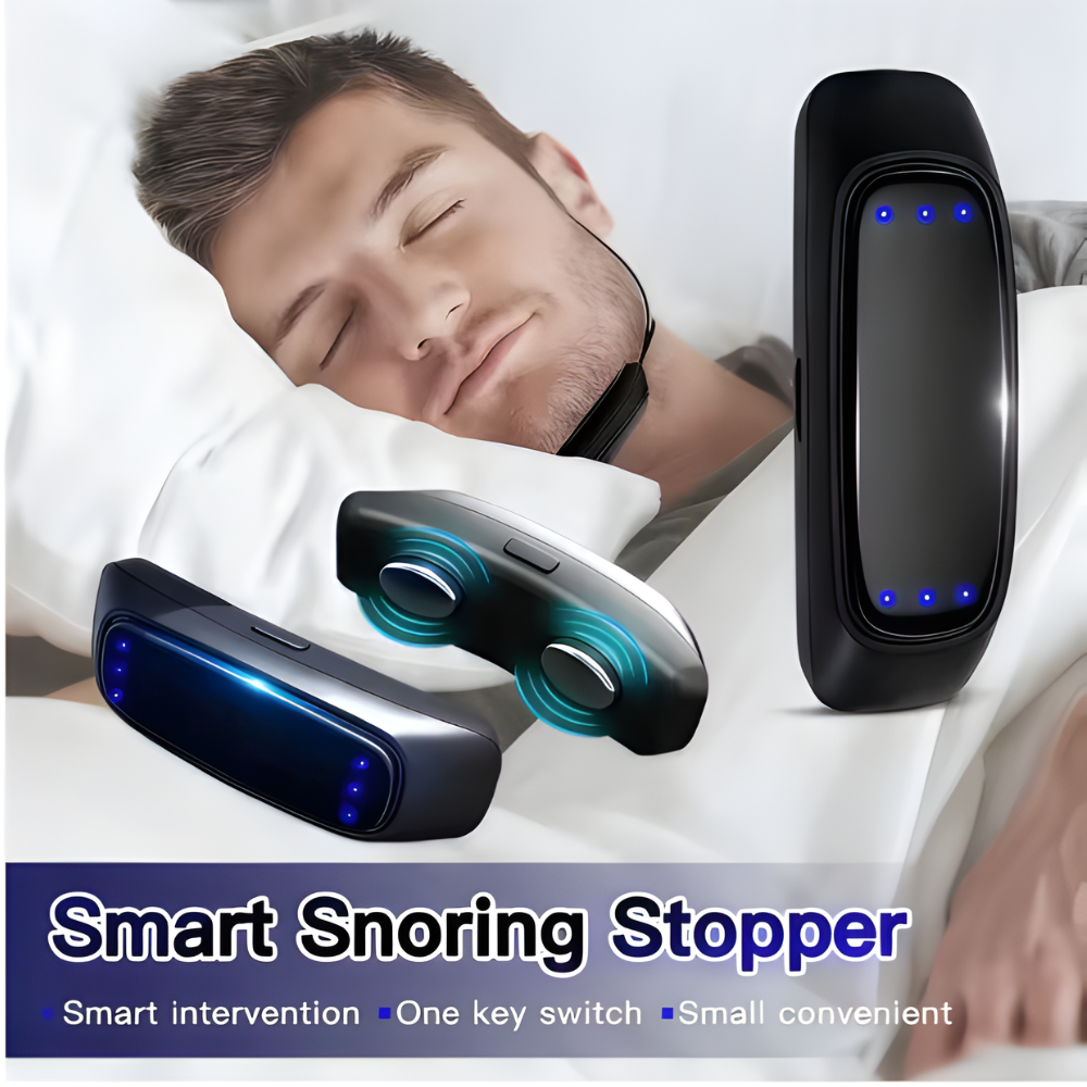 Smart EMS Anti-Snoring Device with Automatic Detection for Better Sleep | Lersk