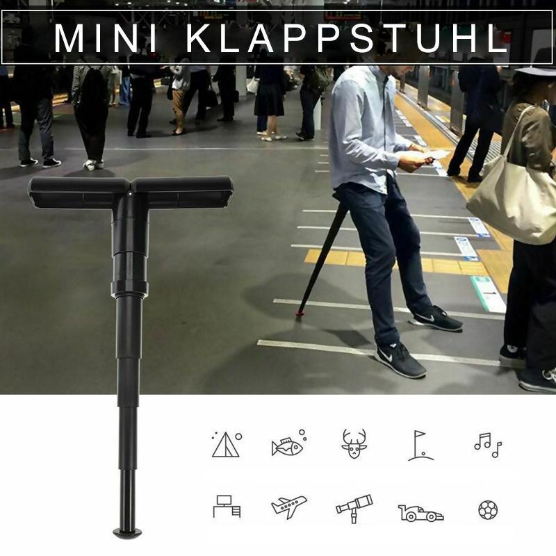 Přenosná skládací mini židle pro čekání venku a cestování, kompaktní sedadlo na akce | Lersk