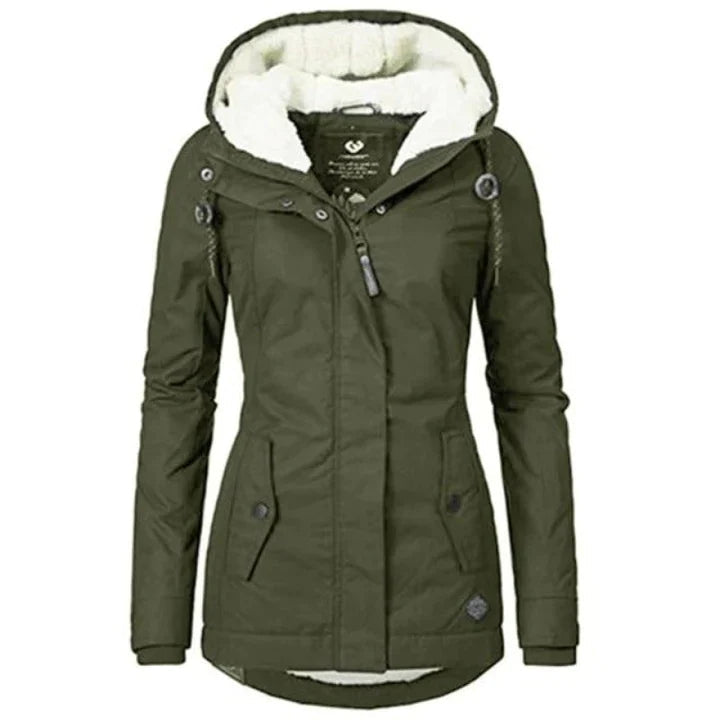 Cappotto invernale imbottito impermeabile con cappuccio Nordhaven da donna | Lersk