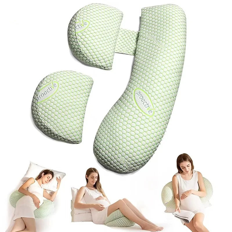 AuroraNest U-Shaped Pregnancy Pillow for Full-Body Support | Lersk
