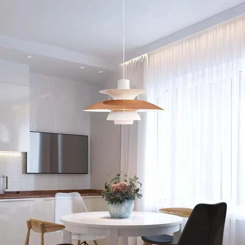 Veralume Modern Colorful Shade LED Pendant Light Fixture | Lersk