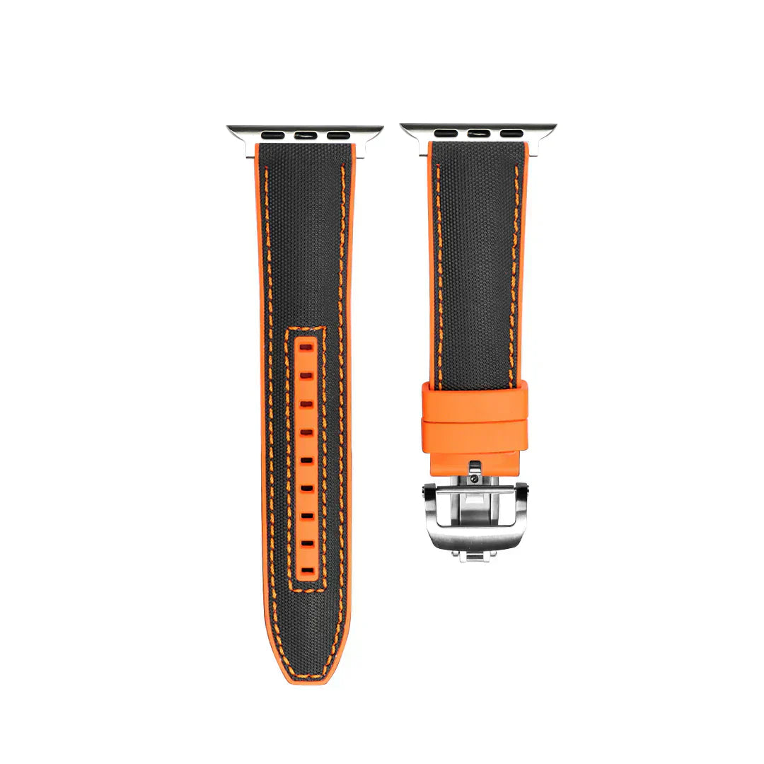 Cinturino Apple Watch in FKM con fibbia a farfalla | Lersk