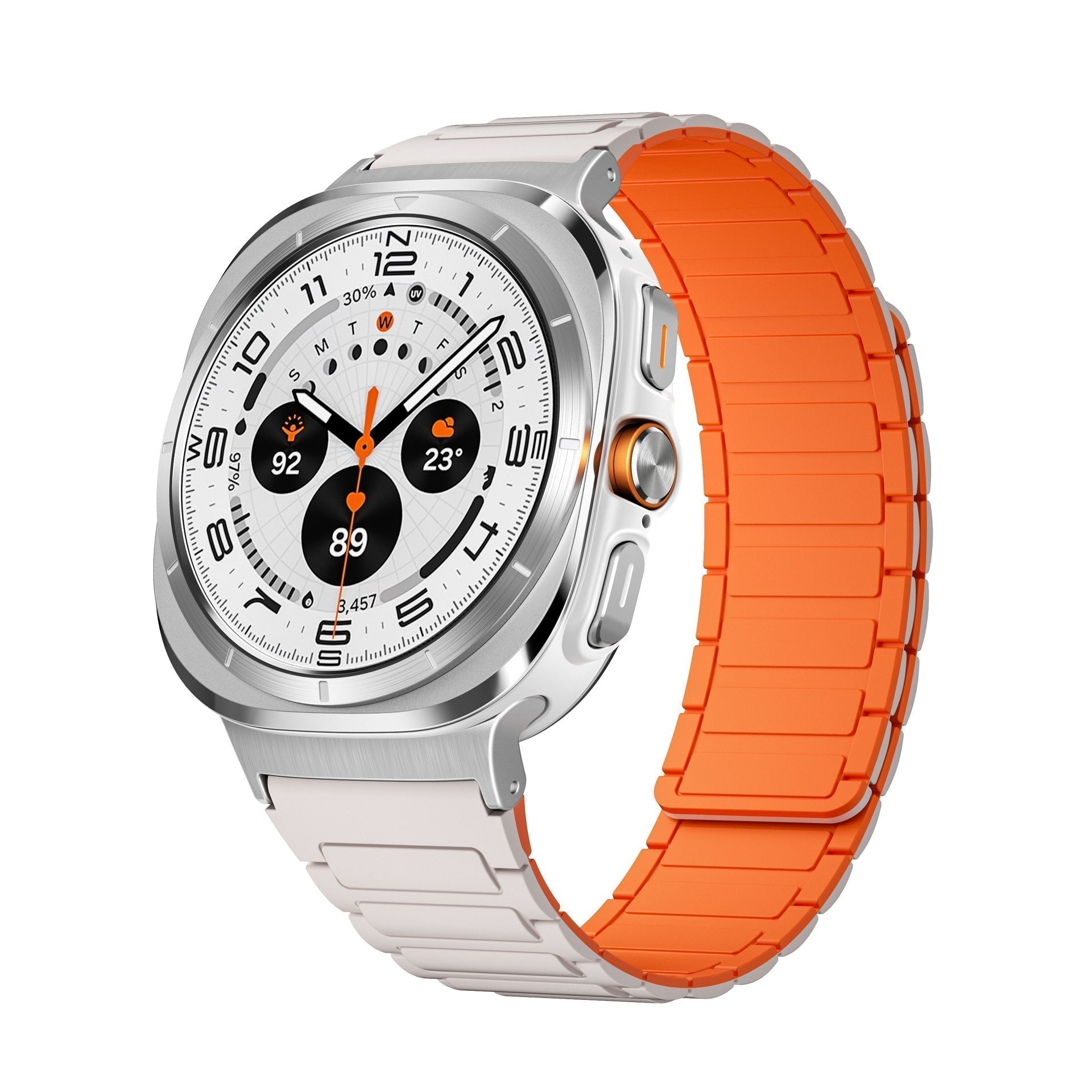 Pulseira Desportiva Magnética de Silicone Rivon para Samsung Watch 7 Ultra | Lersk