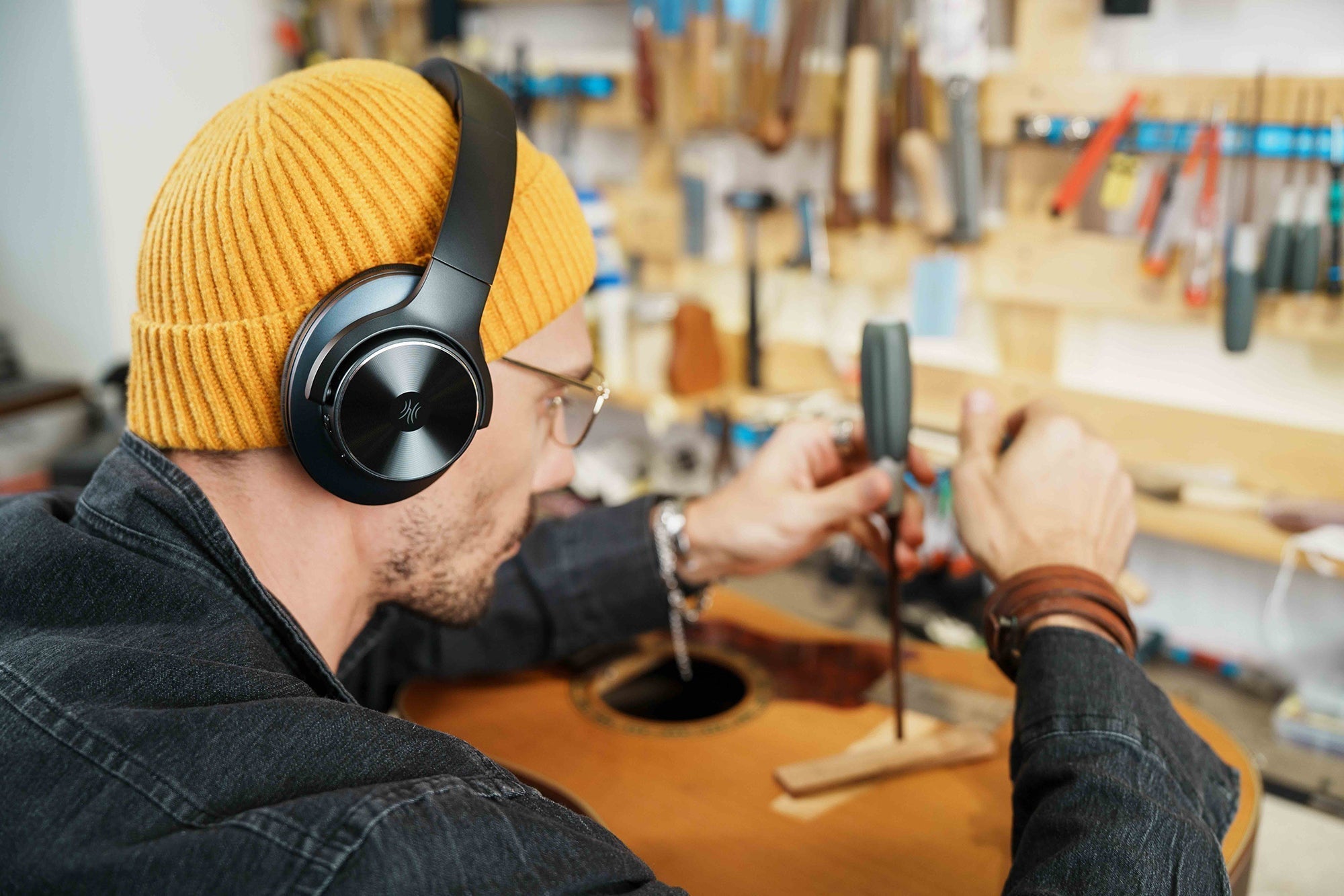 Kirrea ANC Wireless Over-Ear Headphones, Bluetooth 5.0 Mic | Lersk