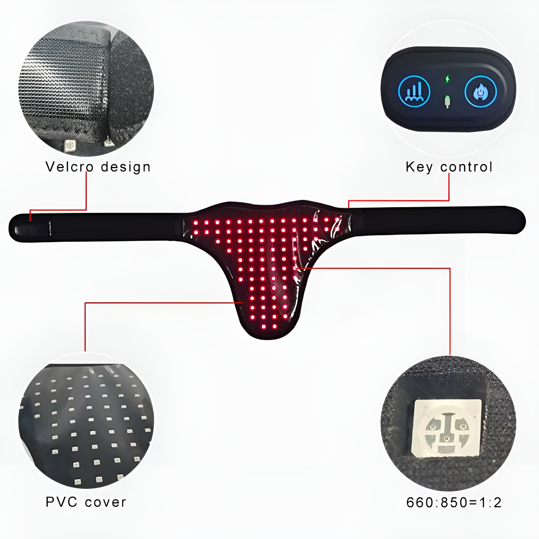 LumaNape Red Light Therapy Neck Wrap For Portable Pain Relief | Lersk