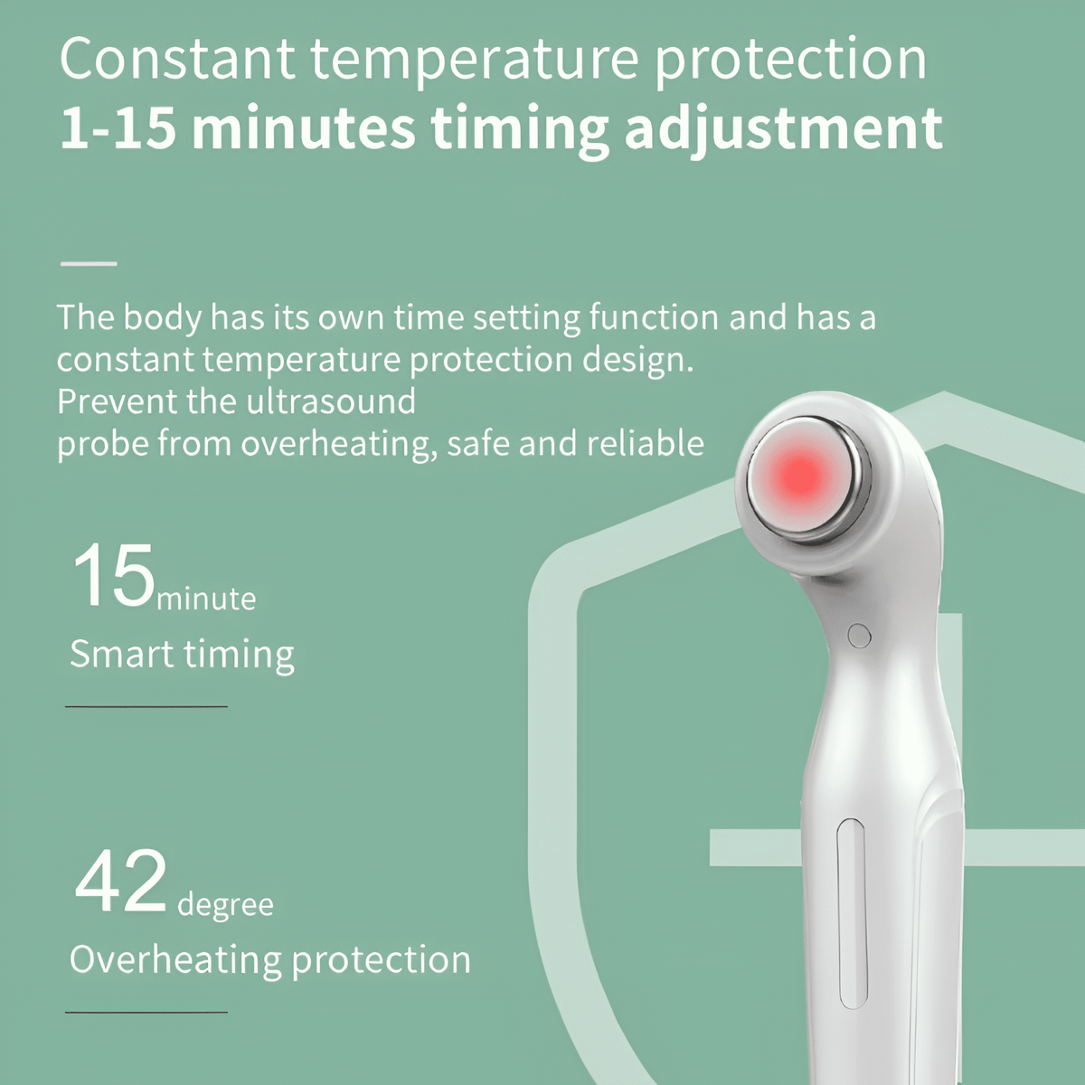 ApexPulse Ultrasonic Therapy Device For Pain Relief With Three Intensity Levels