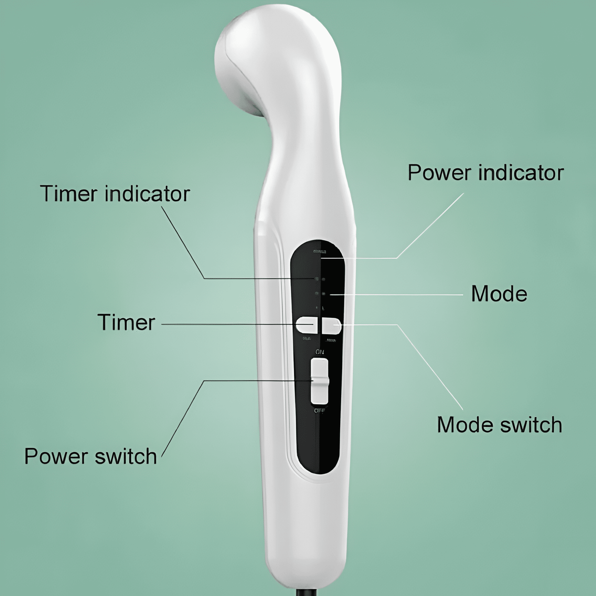 ApexPulse Ultrasonic Therapy Device For Pain Relief With Three Intensity Levels