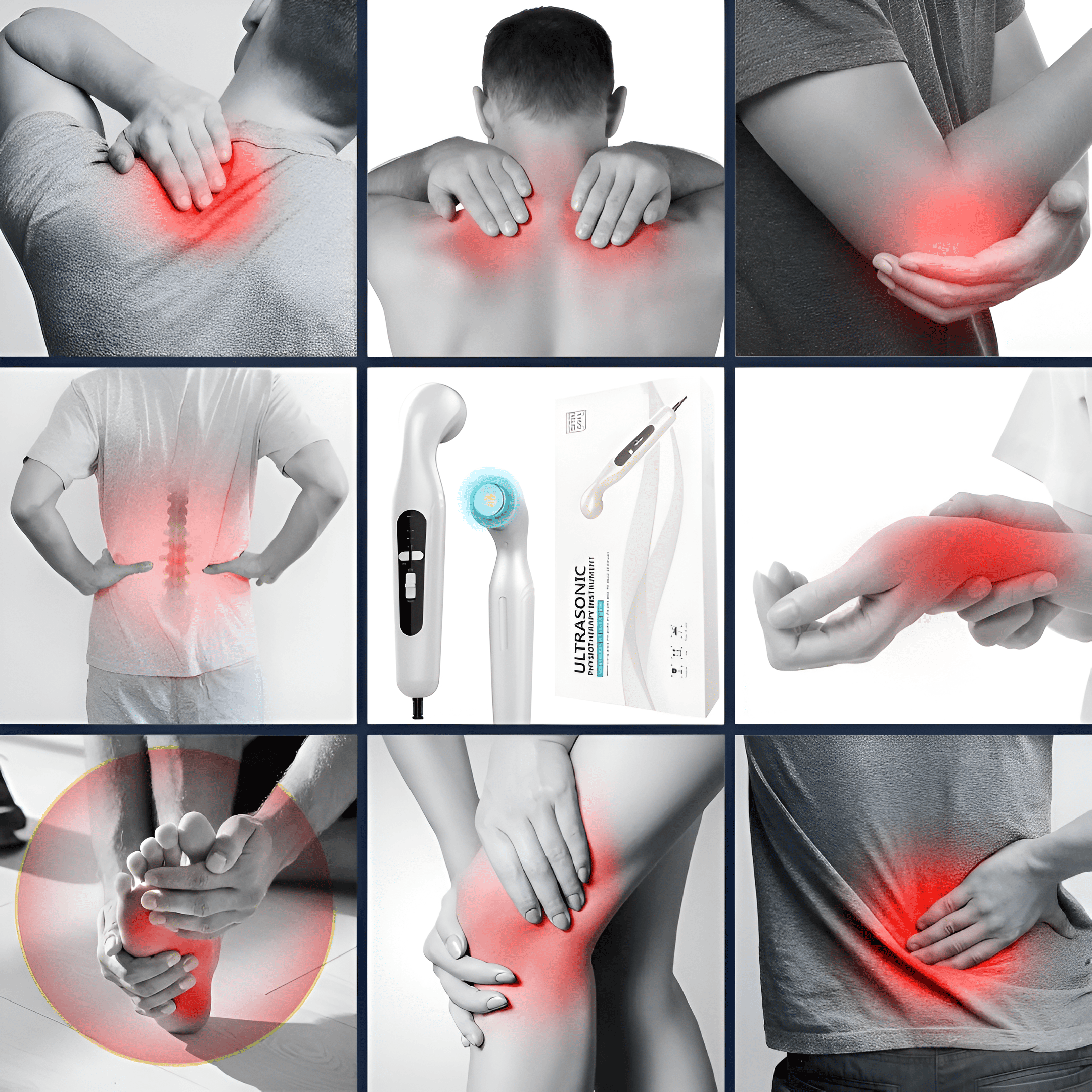 ApexPulse Ultrasonic Therapy Device For Pain Relief With Three Intensity Levels | Lersk