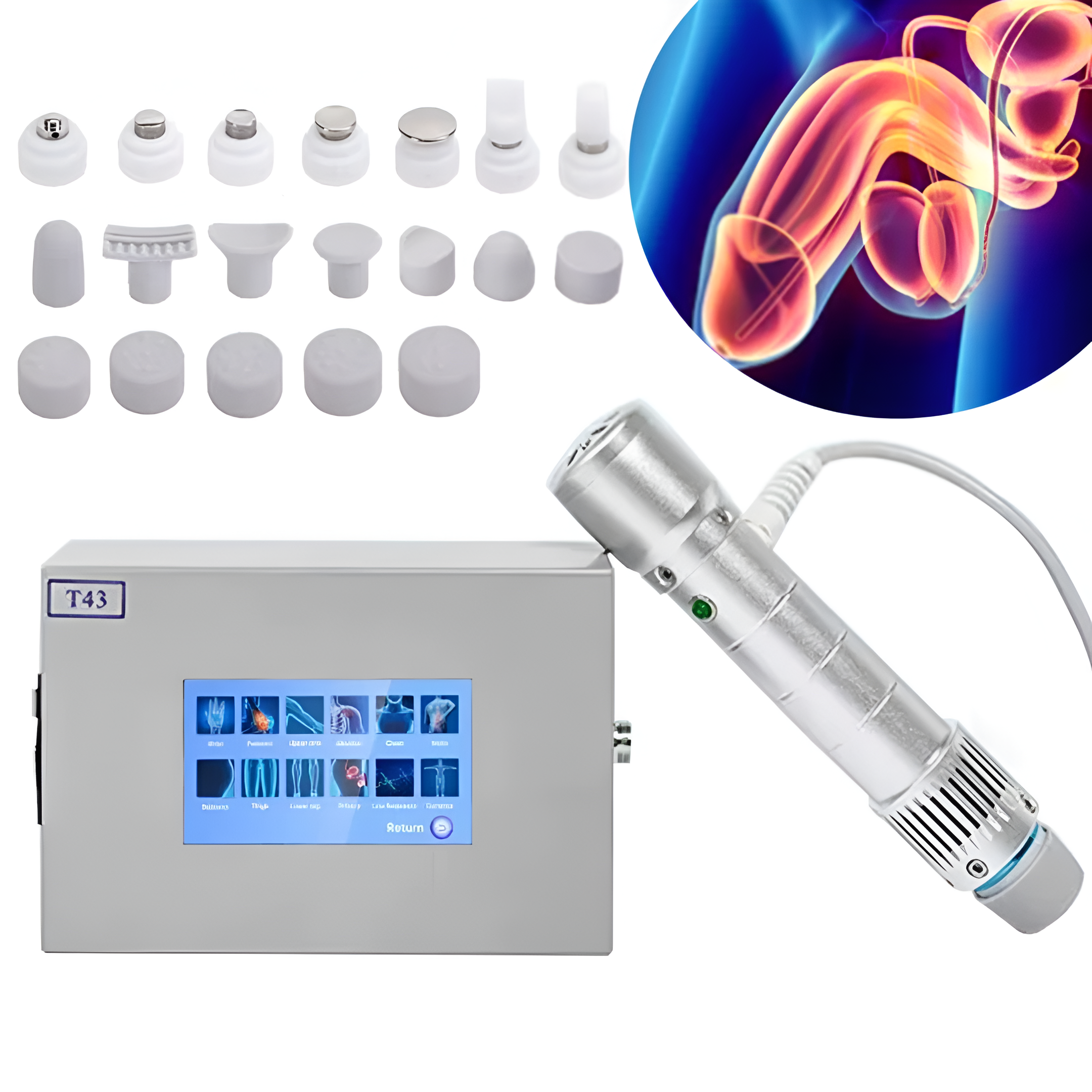 Quellus Pulse Appareil Compact Portable de Thérapie par Onde de Choc pour la Santé Pelvienne | Lersk