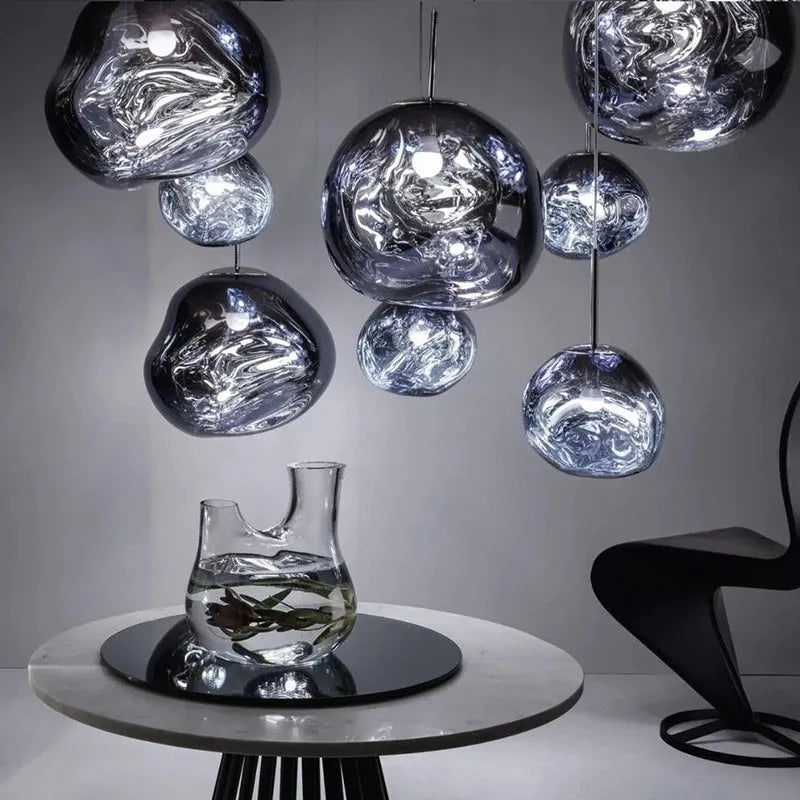 AstraLuma Lava Pendellamper Fire Farver Glasfinish | Lersk