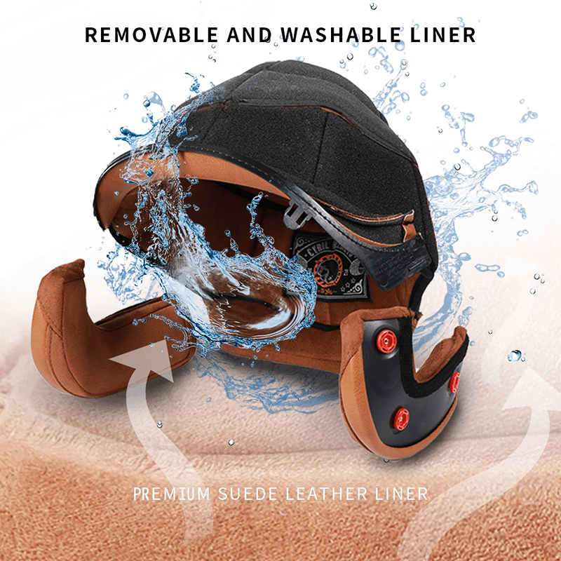 AeroNova Featherlight Offener Helm mit ABS-Schale, DOT- und ECE-zertifiziert | Lersk