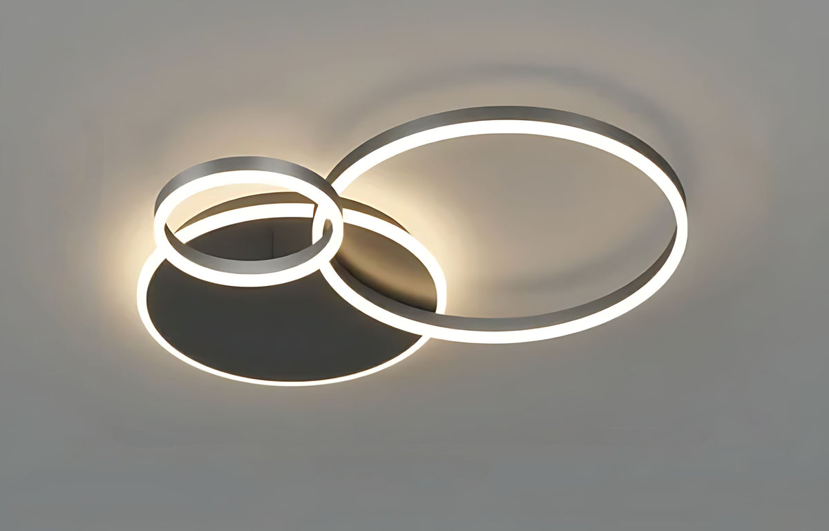 LumenNova Orbit Ring Ceiling Light With Celestial Glow