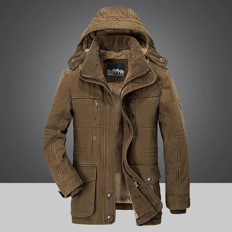 Veloria Men's Winter Parka Luxe Warmth Everyday Jacket | Lersk