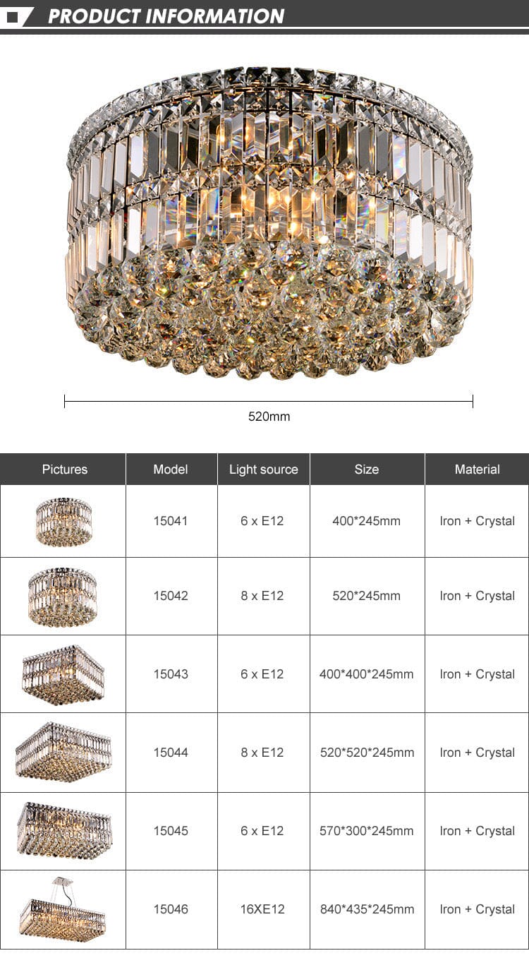 Chandeliers in Jade Crystal | Lersk