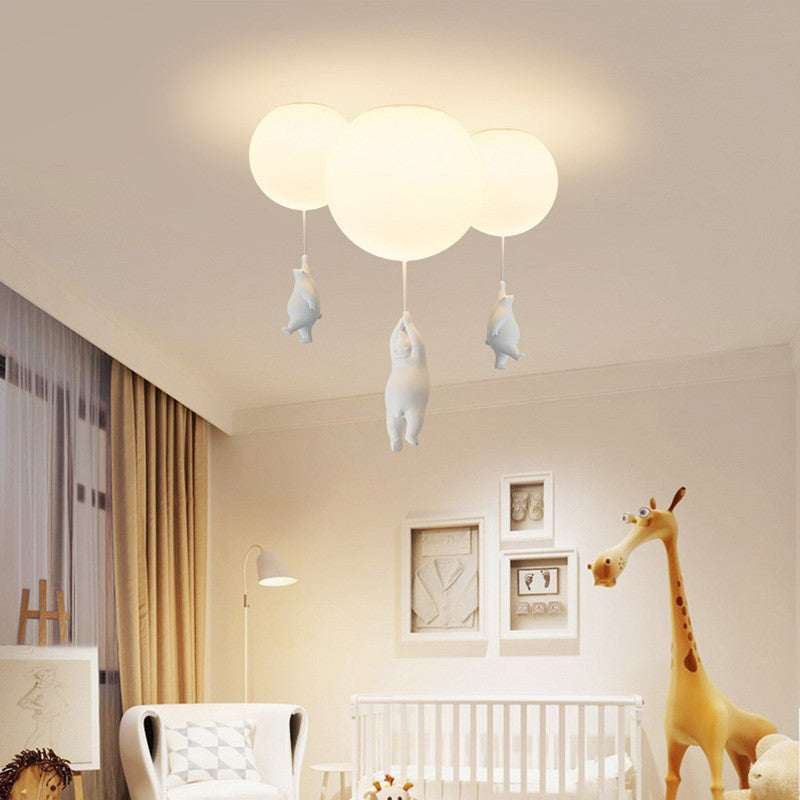AstraKids Bear And Balloon Ceiling Pendant Light Playroom | Lersk