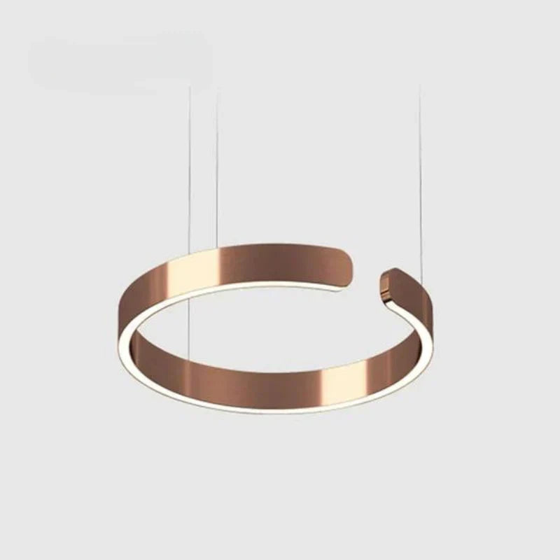 LyraHalo Round LED Pendant Light With Metal Construction For Living And Dining | Lersk