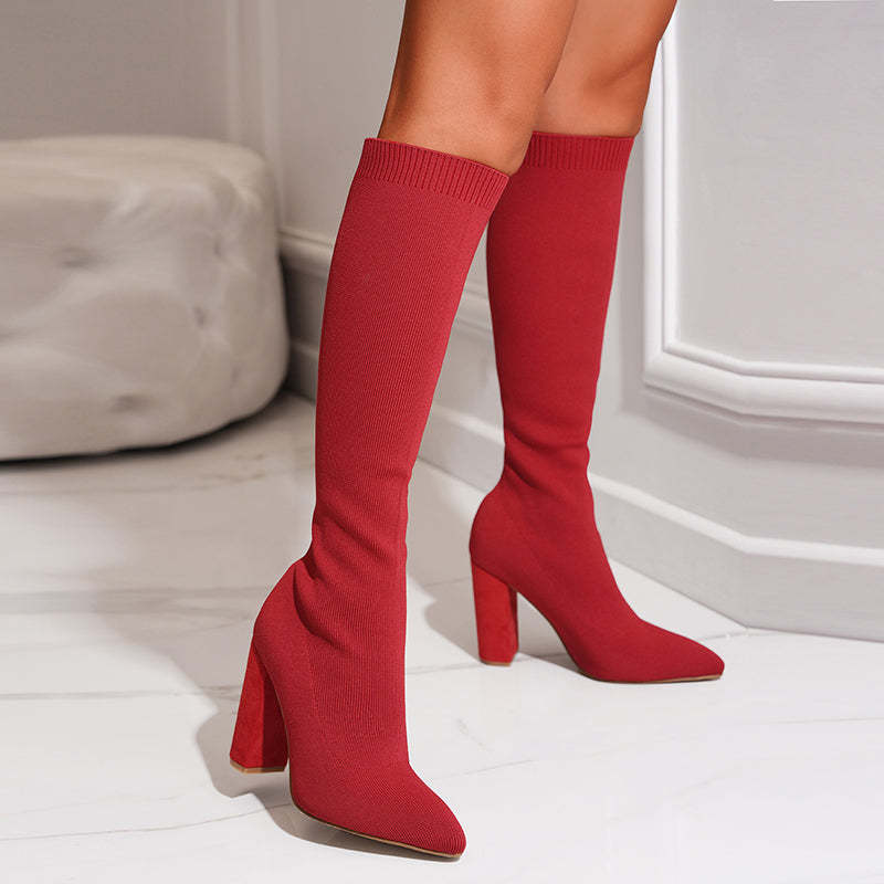 NovaStride Comfort Sock Boots With Plush Heels For All Day | Lersk