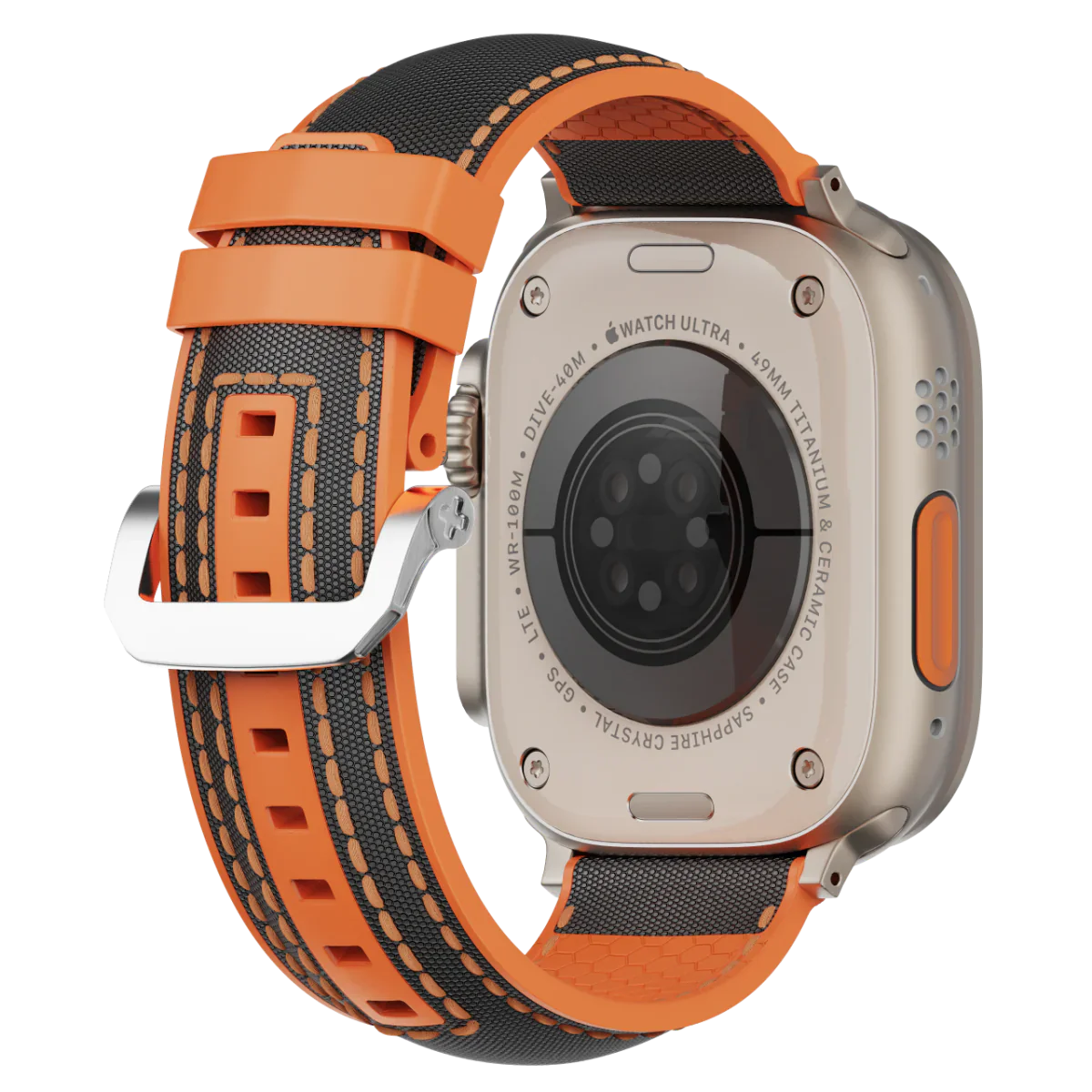Cinturino Apple Watch in FKM con fibbia a farfalla | Lersk