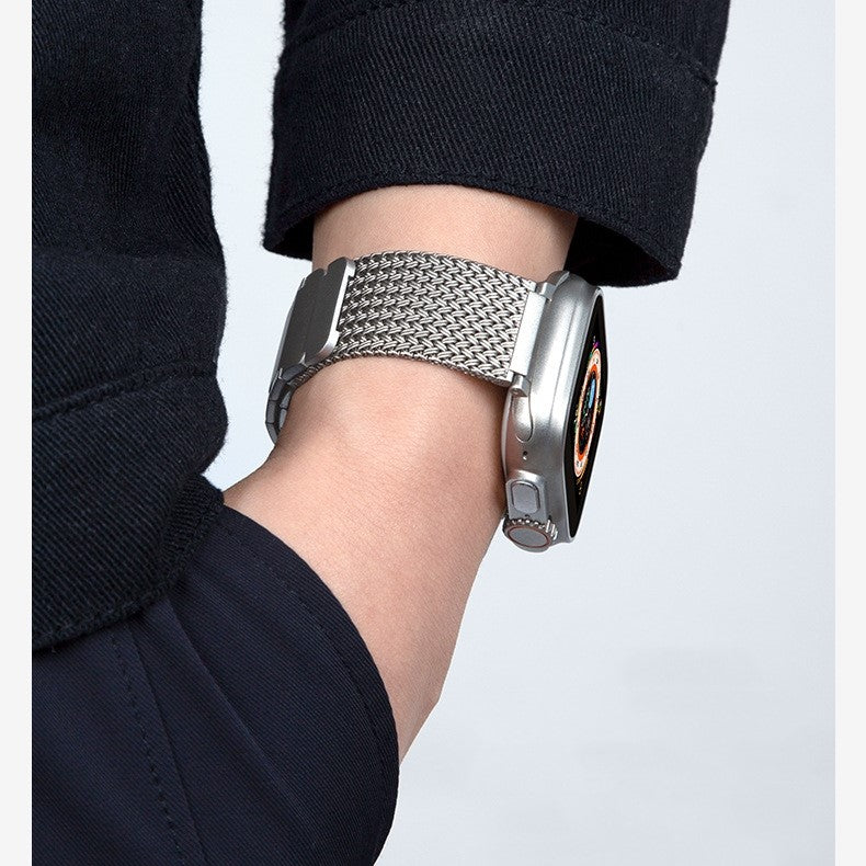 Aurix Örgülü Manyetik Kayış Apple Watch İçin | Lersk