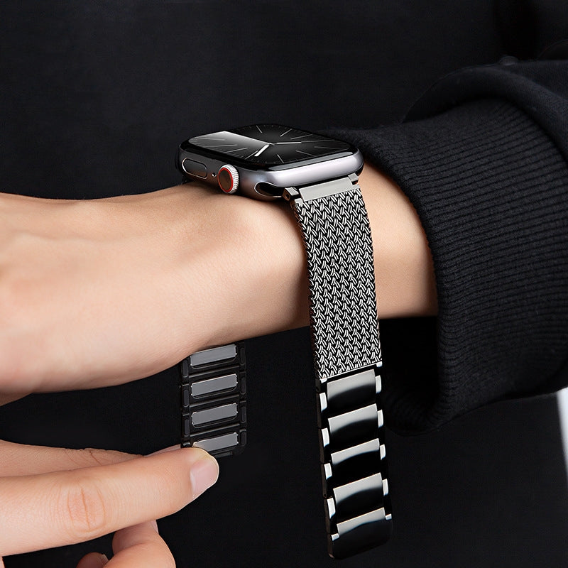 Aurix Örgülü Manyetik Kayış Apple Watch İçin | Lersk