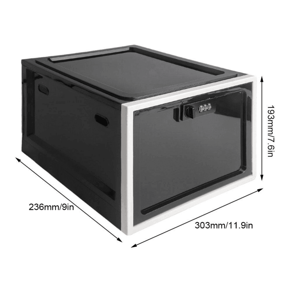 Robustní zamykatelný úložný box na lednici bez BPA pro domácí kuchyně | Lersk