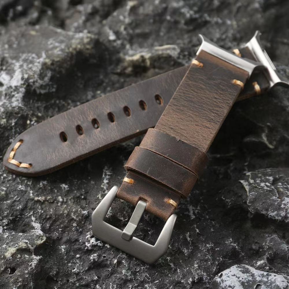 Brookmere vintage řemínek z plné zrnité kůže pro Samsung Galaxy Watch Ultra Patina | Lersk