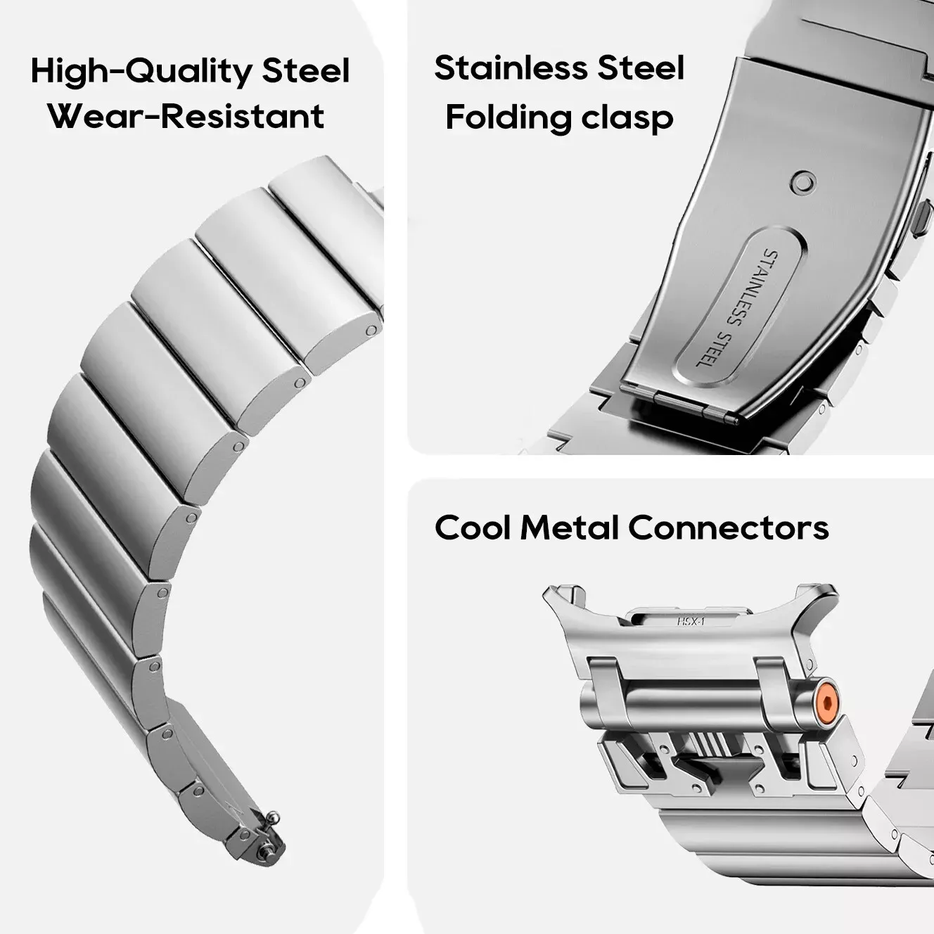 Cinturino in acciaio inox Aegis per Samsung Watch 7 Ultra | Lersk
