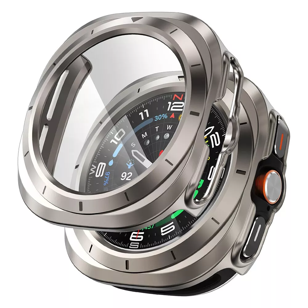 Orvalo Full-Cover Ultra-Hard Case With Tempered Glass for Samsung Galaxy Watch 47mm | Lersk