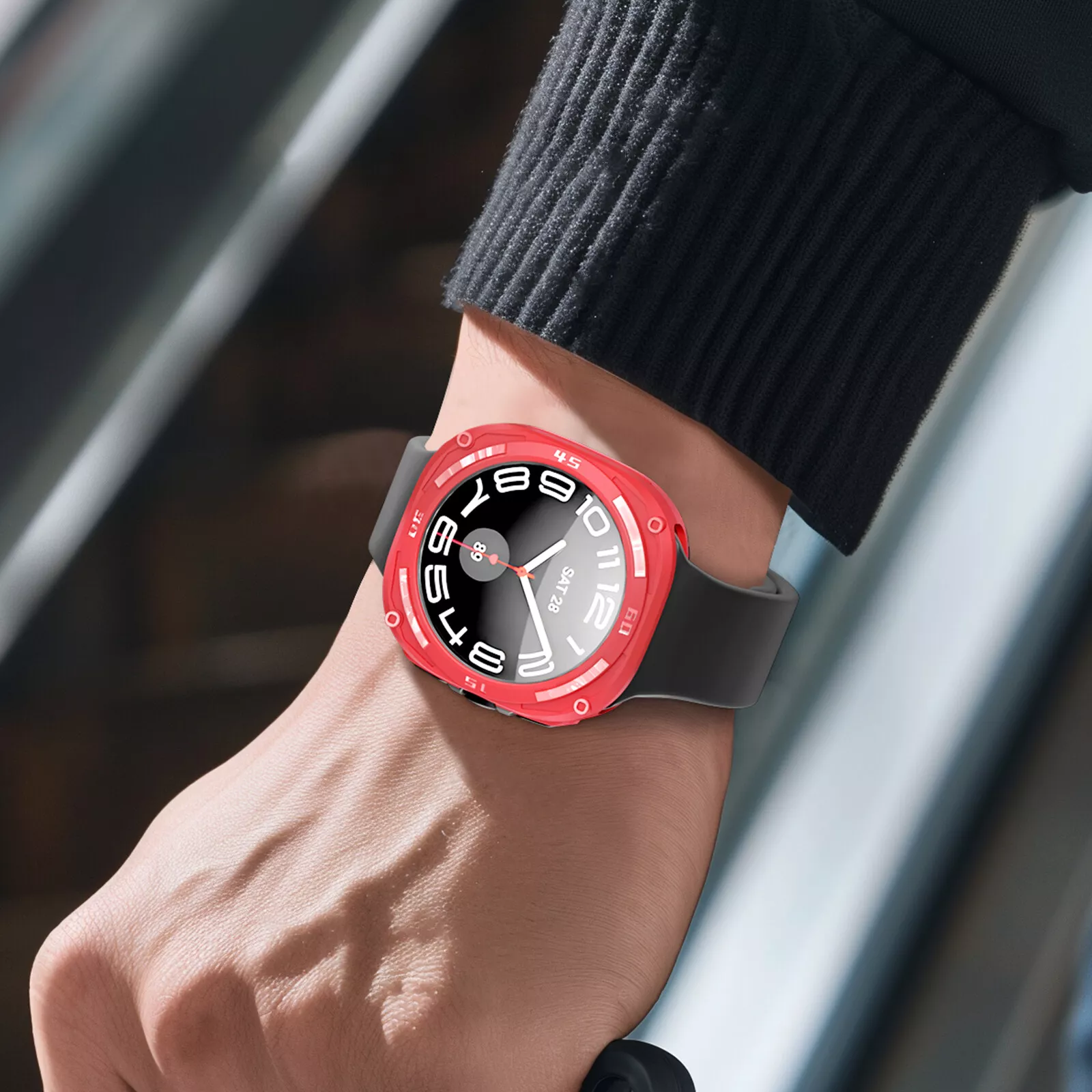 Coque creuse résistante aux chocs Kirrea en TPU pour Samsung Watch Ultra 47mm | Lersk