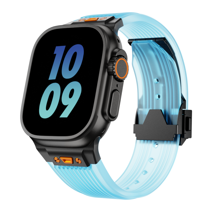 Avela Klar Silikonerem Til Apple Watch | Lersk