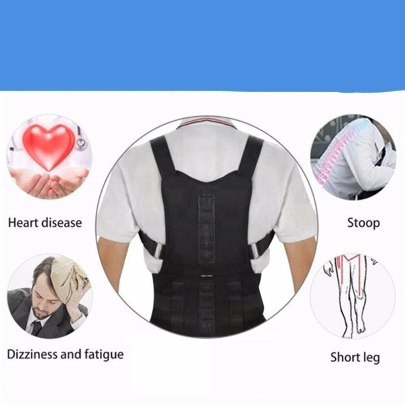 BackPosture Pro Magnetic Posture Brace – Support and Pain Relief for Everyday Use | Lersk