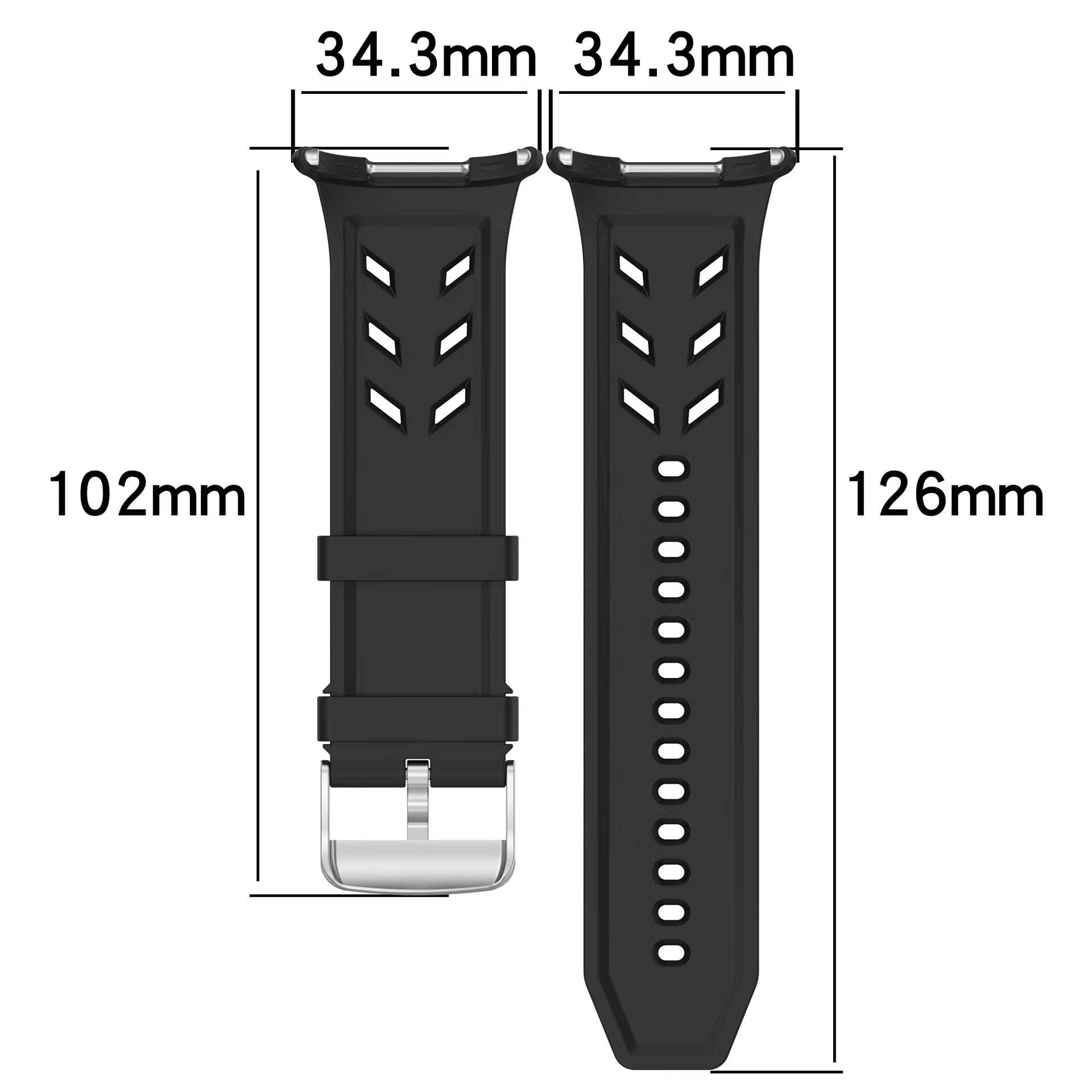 Rivaro Breathable Silicone Band For Samsung Watch Ultra | Lersk
