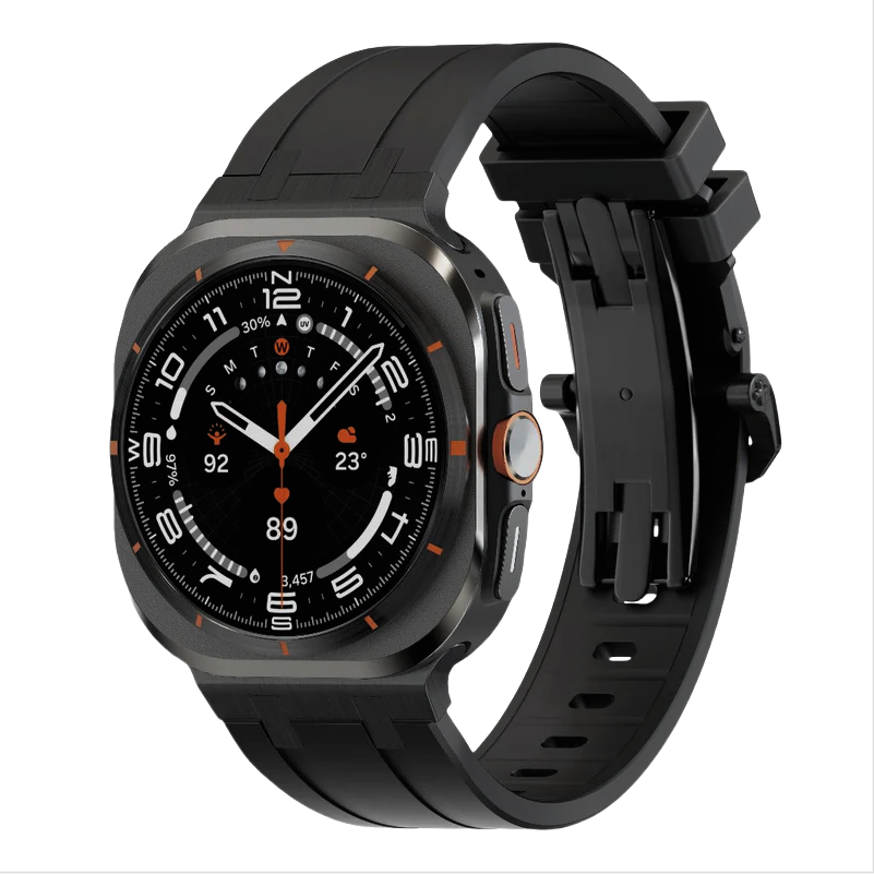 Vellon tyk silikonerem med titaniumadapter til Samsung Watch Ultra | Lersk