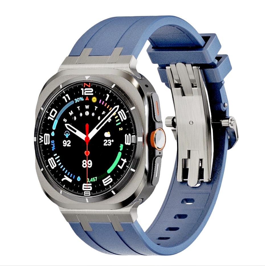 Vellon tyk silikonerem med titaniumadapter til Samsung Watch Ultra | Lersk