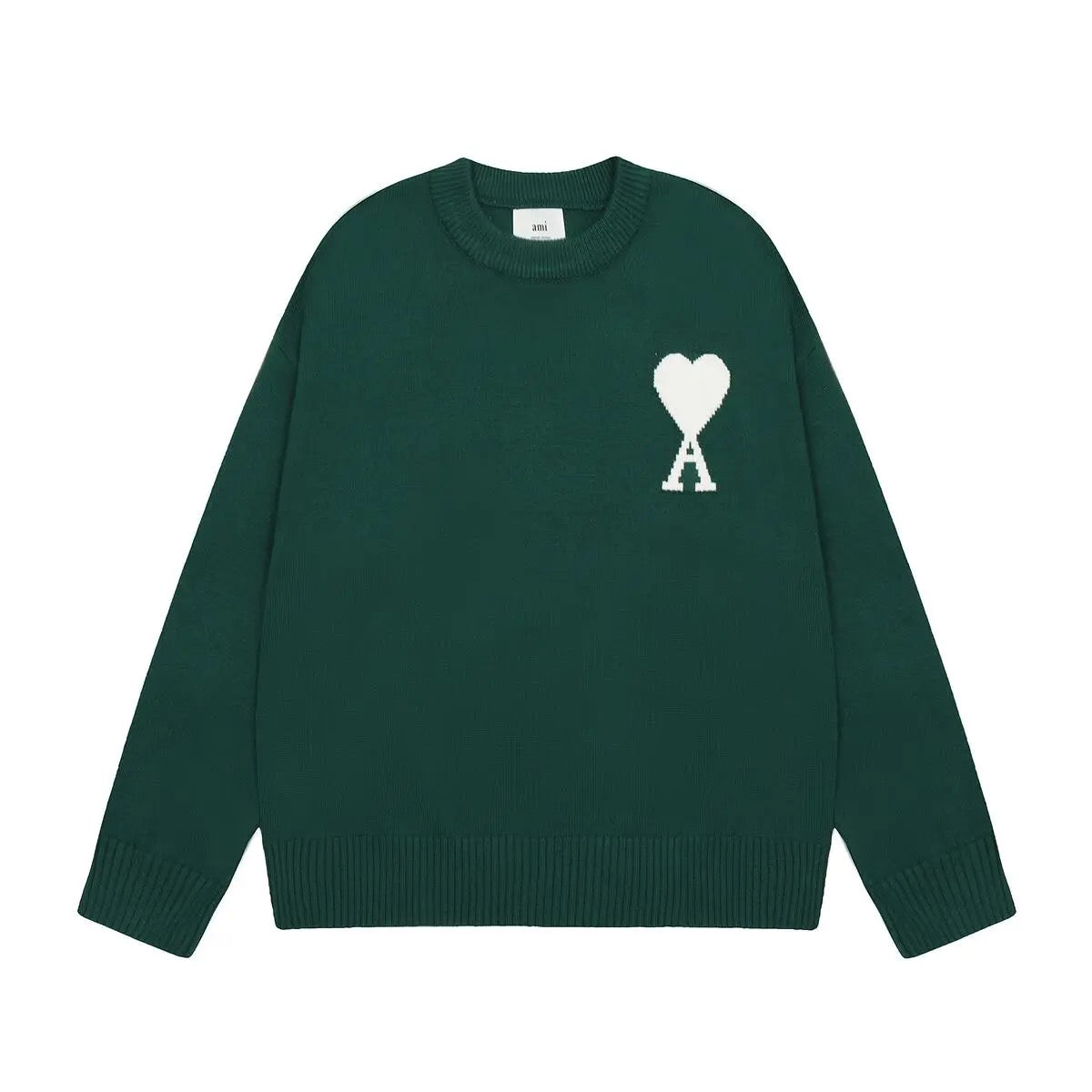 Maglione Amitalie in Lana Lussuoso con Iconico Cuore Unisex Cento Percento Lana | Lersk