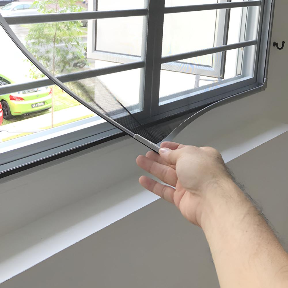 Zanzariera a Rete con Schermo Magnetico per Finestre, Facile da Installare | Lersk