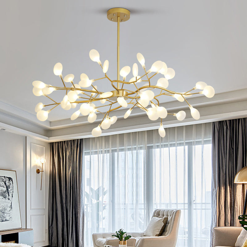Żyrandol LED Lyra Branch do salonu i jadalni Minimalistyczna lampa sufitowa | Lersk