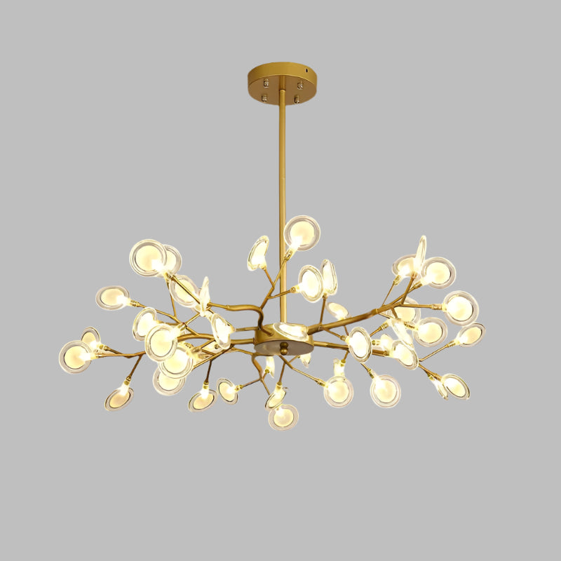 Żyrandol LED Lyra Branch do salonu i jadalni Minimalistyczna lampa sufitowa | Lersk