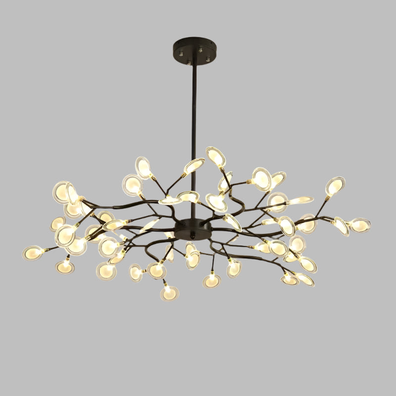 Żyrandol LED Lyra Branch do salonu i jadalni Minimalistyczna lampa sufitowa | Lersk