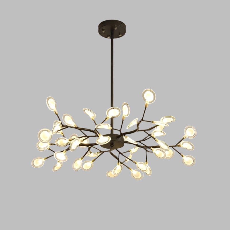 Żyrandol LED Lyra Branch do salonu i jadalni Minimalistyczna lampa sufitowa | Lersk