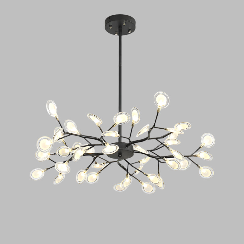Żyrandol LED Lyra Branch do salonu i jadalni Minimalistyczna lampa sufitowa | Lersk