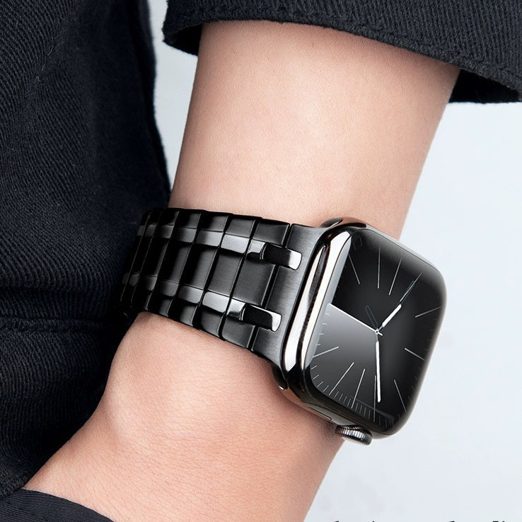 Alera | Cinturino magnetico in acciaio inox satinato per Apple Watch | Lersk
