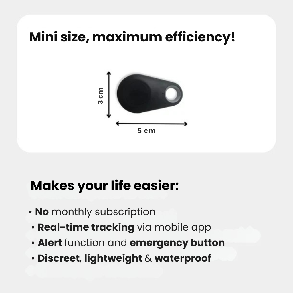 KidiSafe | Vodotěsný dětský GPS lokalizátor Živá poloha & SOS | Lersk