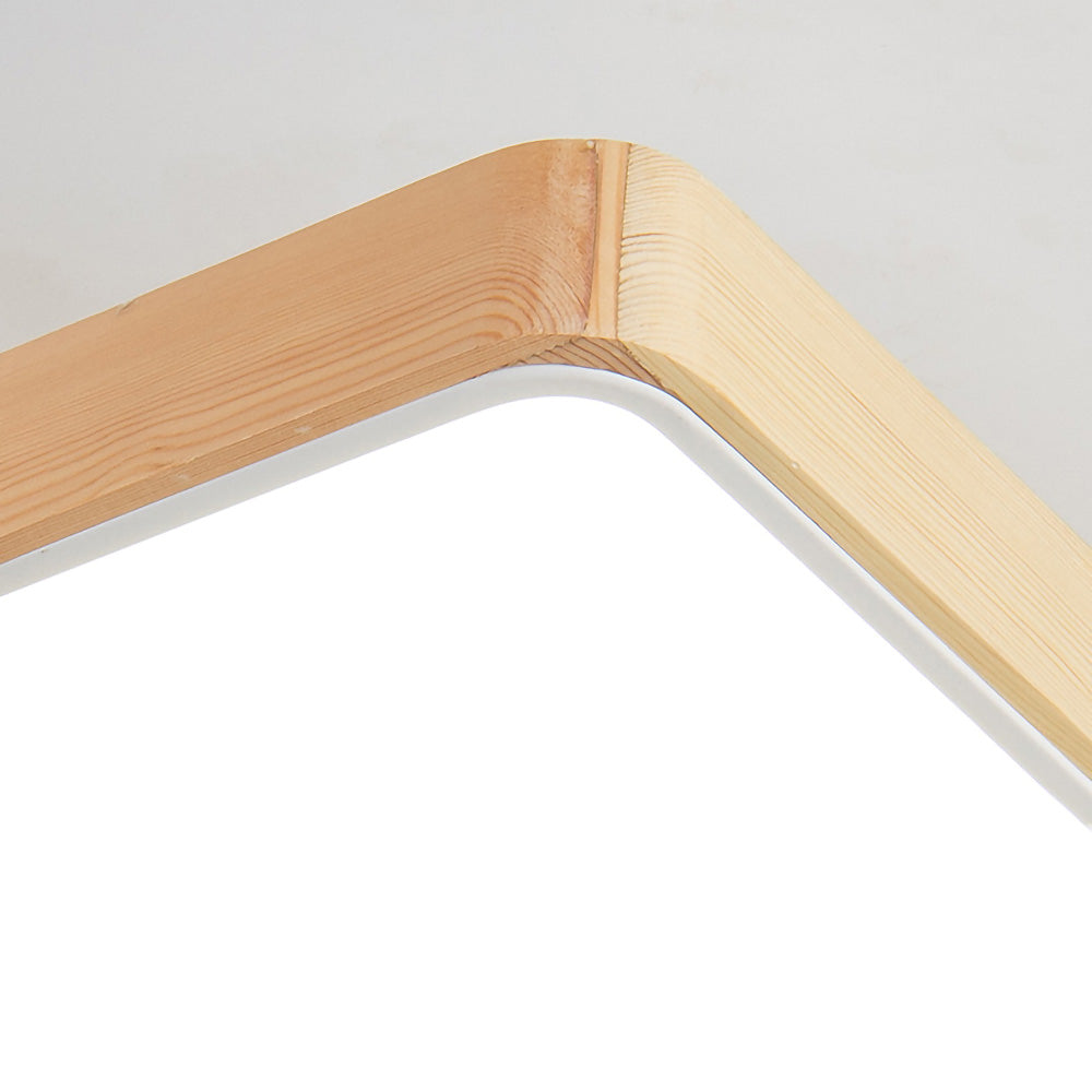 Ventilateur de plafond Boreal Timber avec lumière LED économique et pales en bois | Lersk